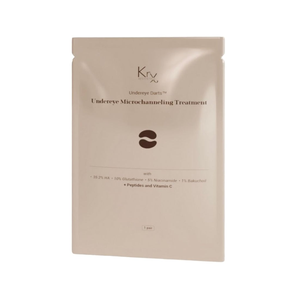 Microneedling treatment patch for dark circles 