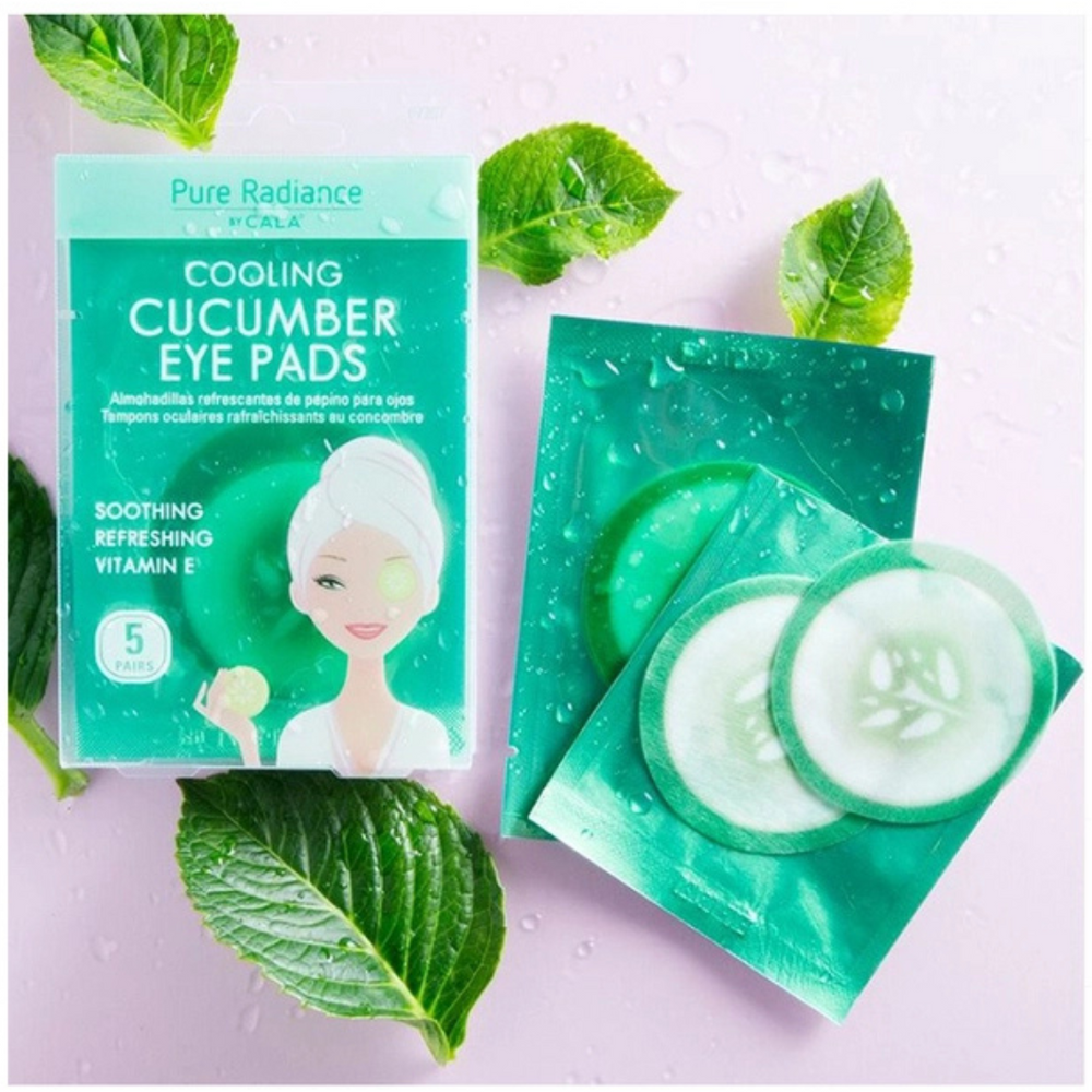 5 Pairs of Cucumber Cooling Eye Pads